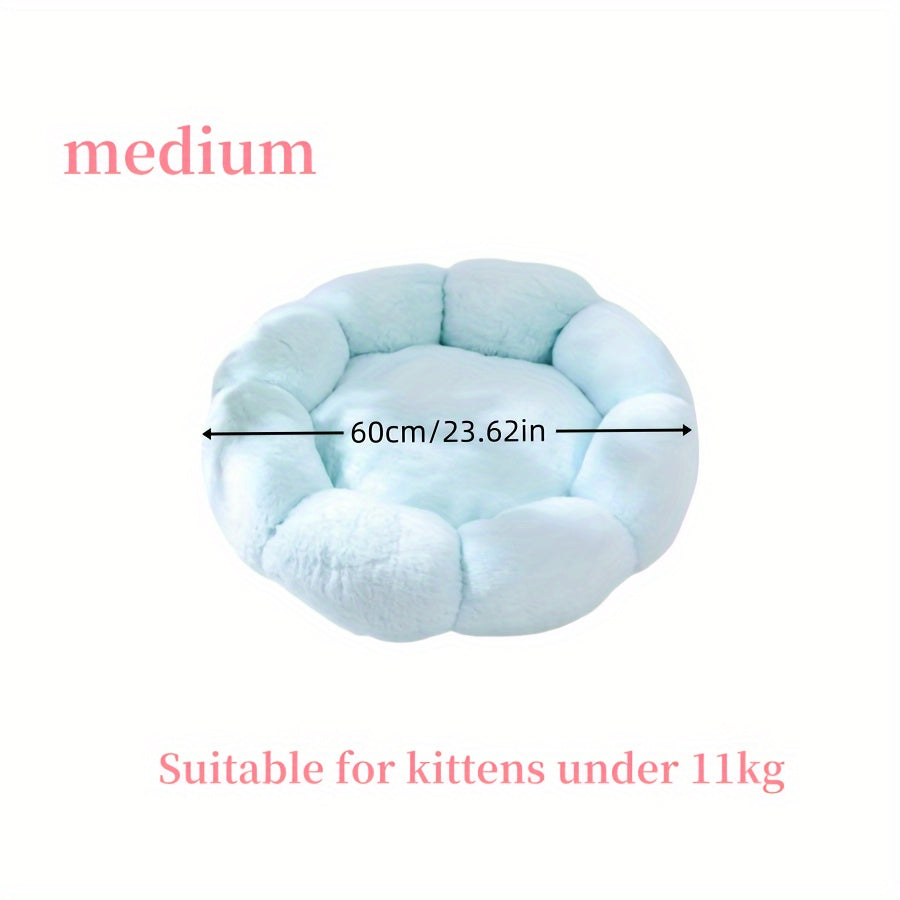 Flower-Shaped Pet Bed