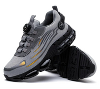 Men's Safety Work Boots with Steel Toe and Air Cushion Sole