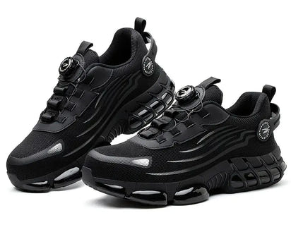 Men's Safety Work Boots with Steel Toe and Air Cushion Sole