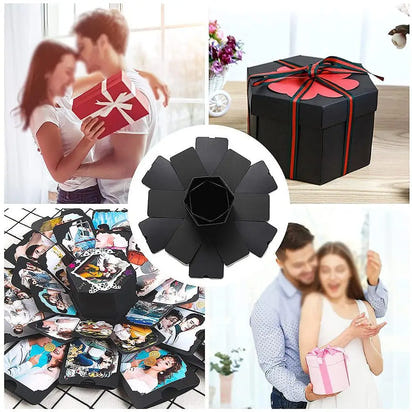 DIY Explosion Photo Album Gift Box DIY Scrapbook Lovely Surprise Explosion Couple Box Love Memory Anniversary Gift