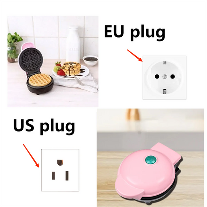 Sandwich Cake Baking Tray, Household Breakfast Electric Baking Pan, Fully Automatic Multifunctional Mini Waffle Biscuit Machine