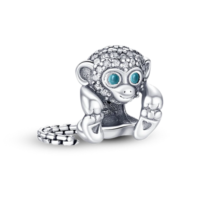 Original Breloque Charms Silver 925 Sparkling CZ Zircon Charm Beads fit plata de ley Original Bracelet DIY