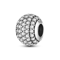 Original Breloque Charms Silver 925 Sparkling CZ Zircon Charm Beads fit plata de ley Original Bracelet DIY