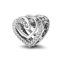 Original Breloque Charms Silver 925 Sparkling CZ Zircon Charm Beads fit plata de ley Original Bracelet DIY