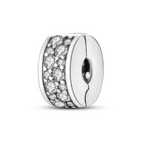 Original Breloque Charms Silver 925 Sparkling CZ Zircon Charm Beads fit plata de ley Original Bracelet DIY