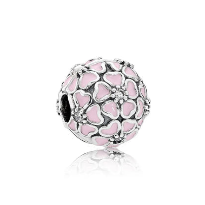 New Classic Shiny Love Stars Clip Beads Pendant Fit Original Pandora Bracelet DIY Jewelry Clasp Charm 925 Sterling Silver plated