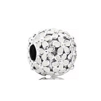 New Classic Shiny Love Stars Clip Beads Pendant Fit Original Pandora Bracelet DIY Jewelry Clasp Charm 925 Sterling Silver plated