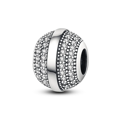 Original Breloque Charms Silver 925 Sparkling CZ Zircon Charm Beads fit plata de ley Original Bracelet DIY