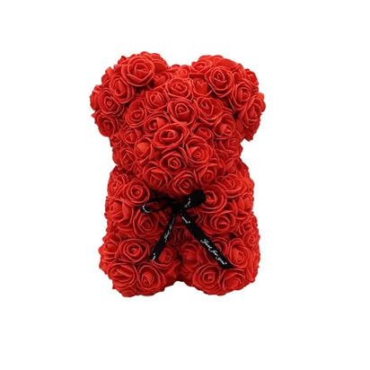1pc Artificial Rose Bear Flower a Gift for Women Christmas Valentine's Day Birthday Anniversary