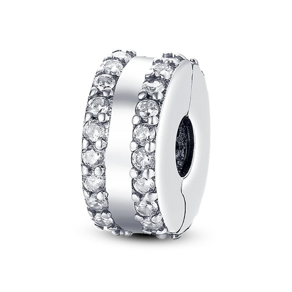 925 Silver Color Star Moon Heart Safety Chain CZ Beads Angle Wing Pendant Fit Bangle Charms Bracelet DIY Women Original Jewelry