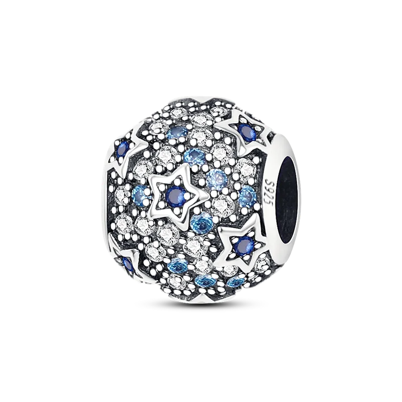 Original Breloque Charms Silver 925 Sparkling CZ Zircon Charm Beads fit plata de ley Original Bracelet DIY