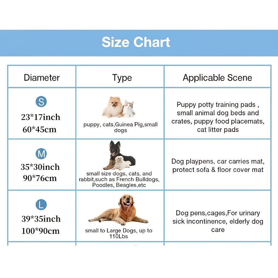 Super Absorbent Reusable Dog Pee Pads