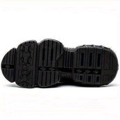 Men's Safety Work Boots with Steel Toe and Air Cushion Sole